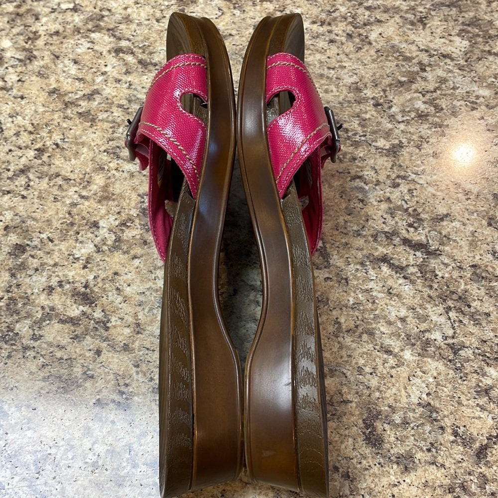 Dr. Scholl’s Advanced Comfort Series Slide On Sandals. Pink. Size 8.  EUC - Picture 7 of 10